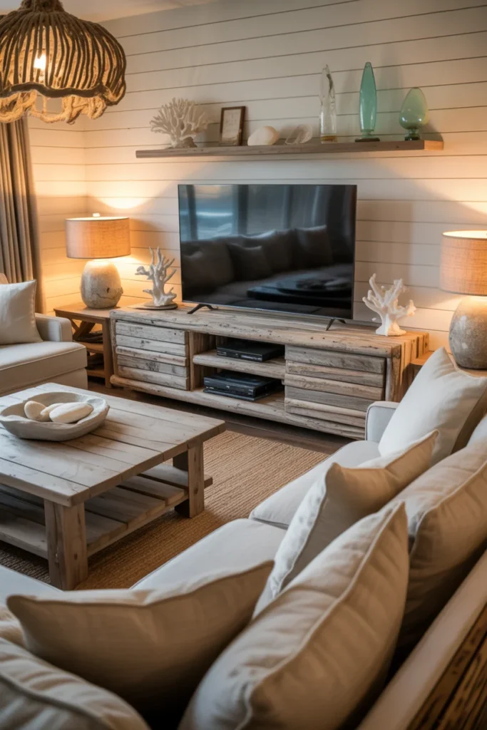 Use Weathered Wood Finishes