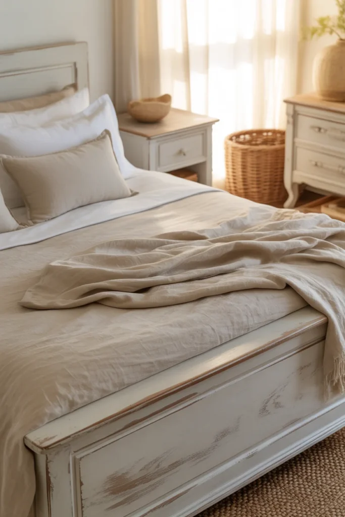 Go for Weathered or Whitewashed Furniture