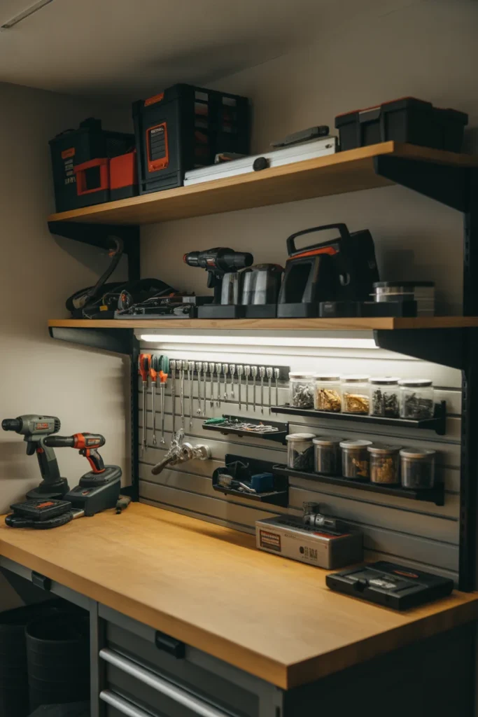 Heavy-Duty Workbench Shelving