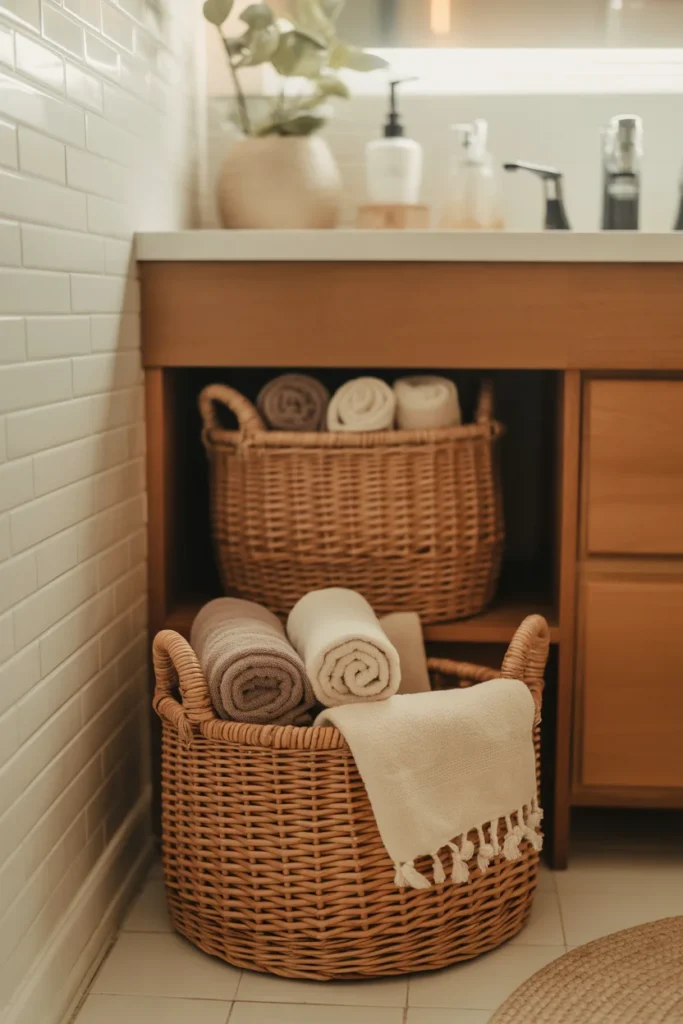 Use Baskets for Storage