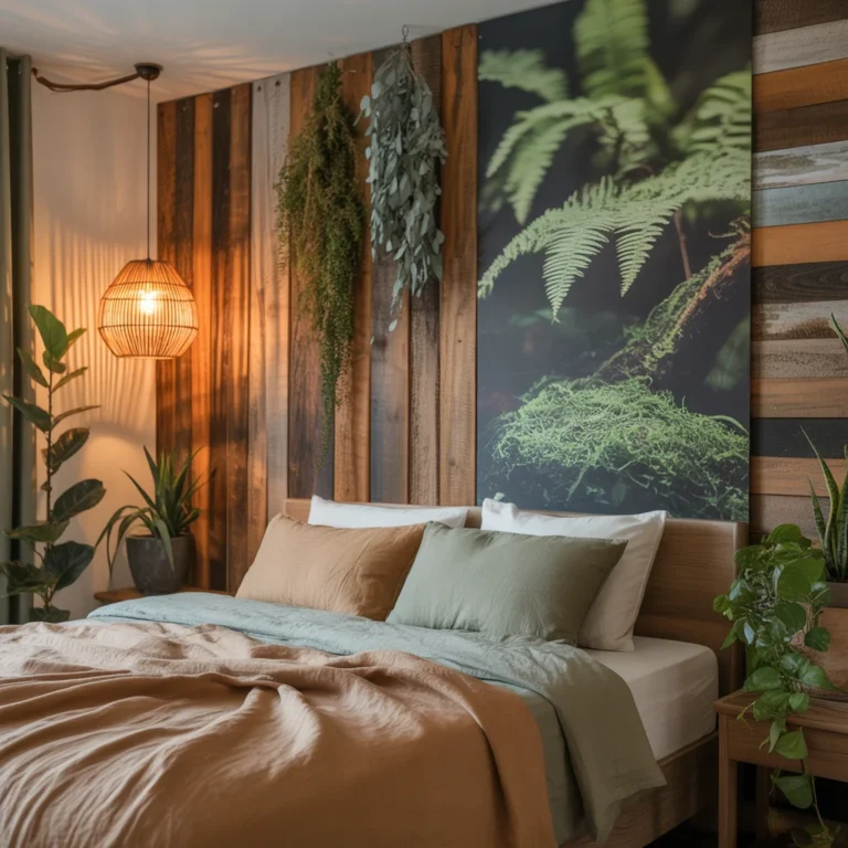 8 Earthy Bedroom Wall Decor Ideas That Feel Like a Forest Retreat