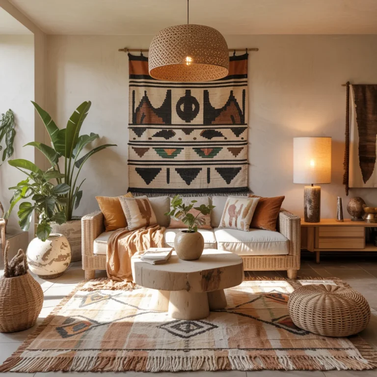 7 Afrohemian Interiors That Feel Bold, Cozy, and Artistic