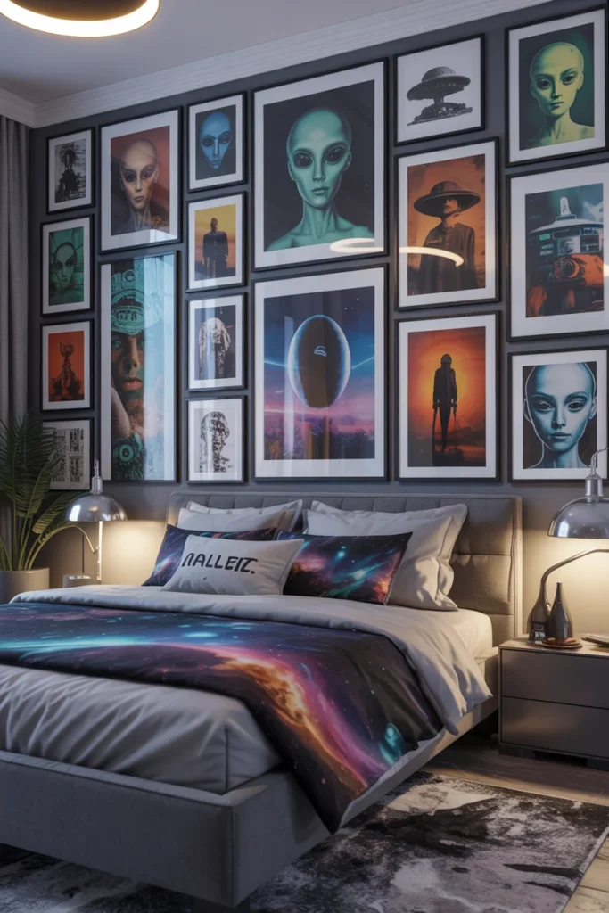 Display Alien-Themed Artwork