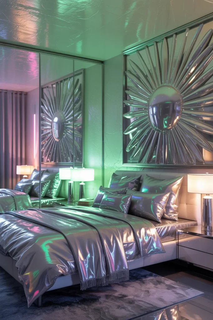 Add Metallic and Iridescent Decor