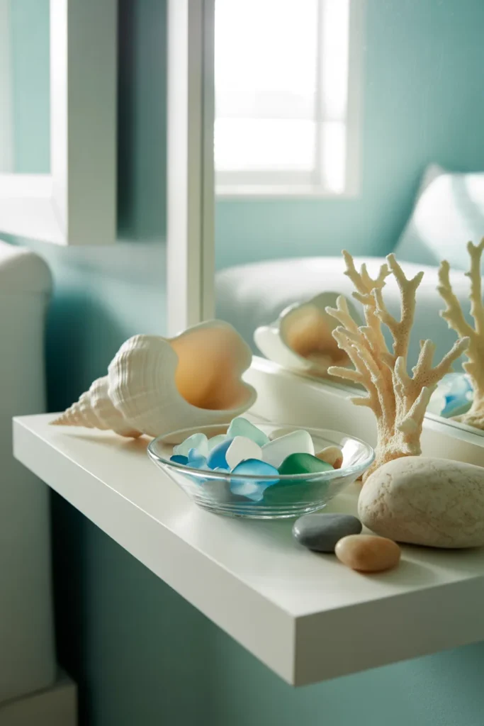 Style Your Shelves With Beach-Found Objects