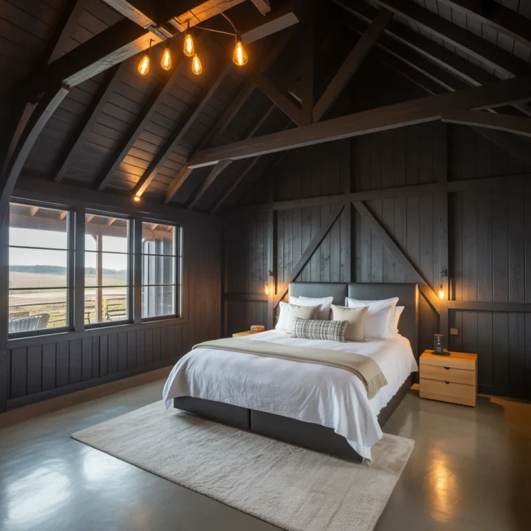 10 Black Barn Bedroom Ideas for a Cozy Modern Retreat