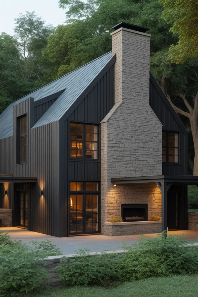 Mix Stone with Black Exteriors