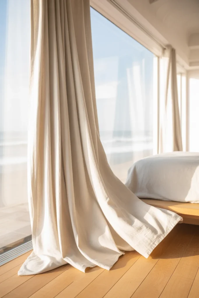 Hang Lightweight, Breezy Curtains