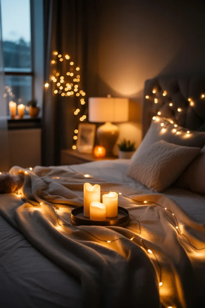 Candlelit Corners and Soft Glow Decor