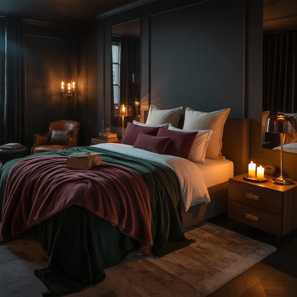 9 Dark Cozy Bedroom Looks That Feel Like a Warm Hug