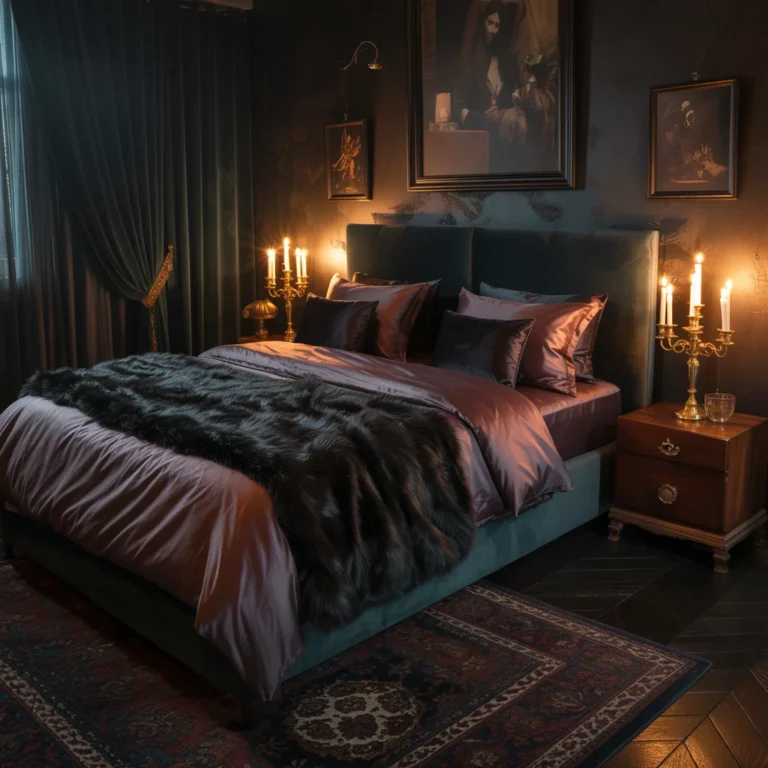 12 Dark Romantic Bedroom Ideas That Feel Moody, Cozy, and Luxurious