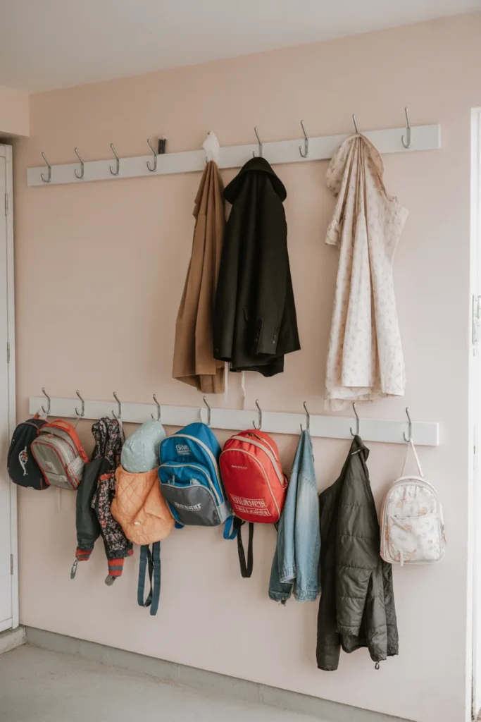 Add Wall Hooks at the Right Height