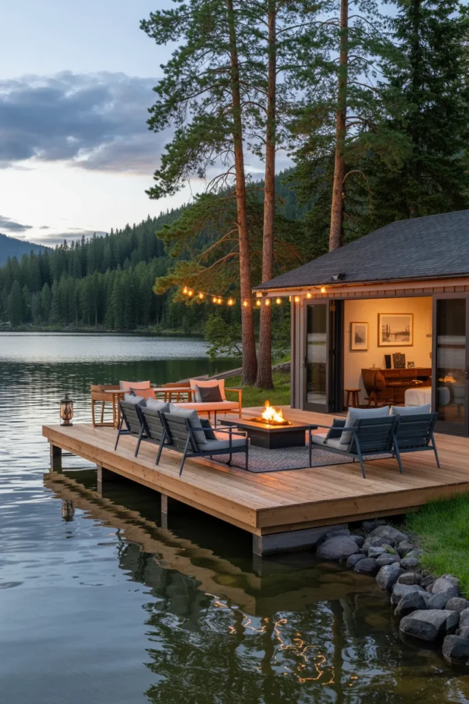 Cabins With Outdoor Deck Living
