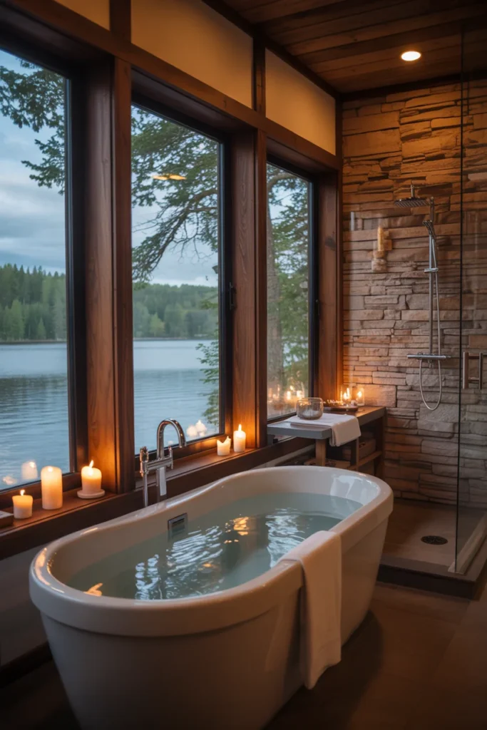 Luxury Cabins With Spa Bathrooms