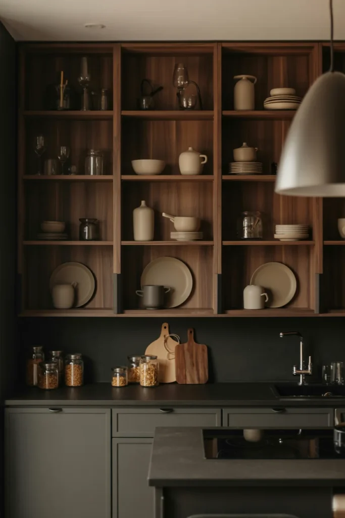 Add Open Shelving Carefully
