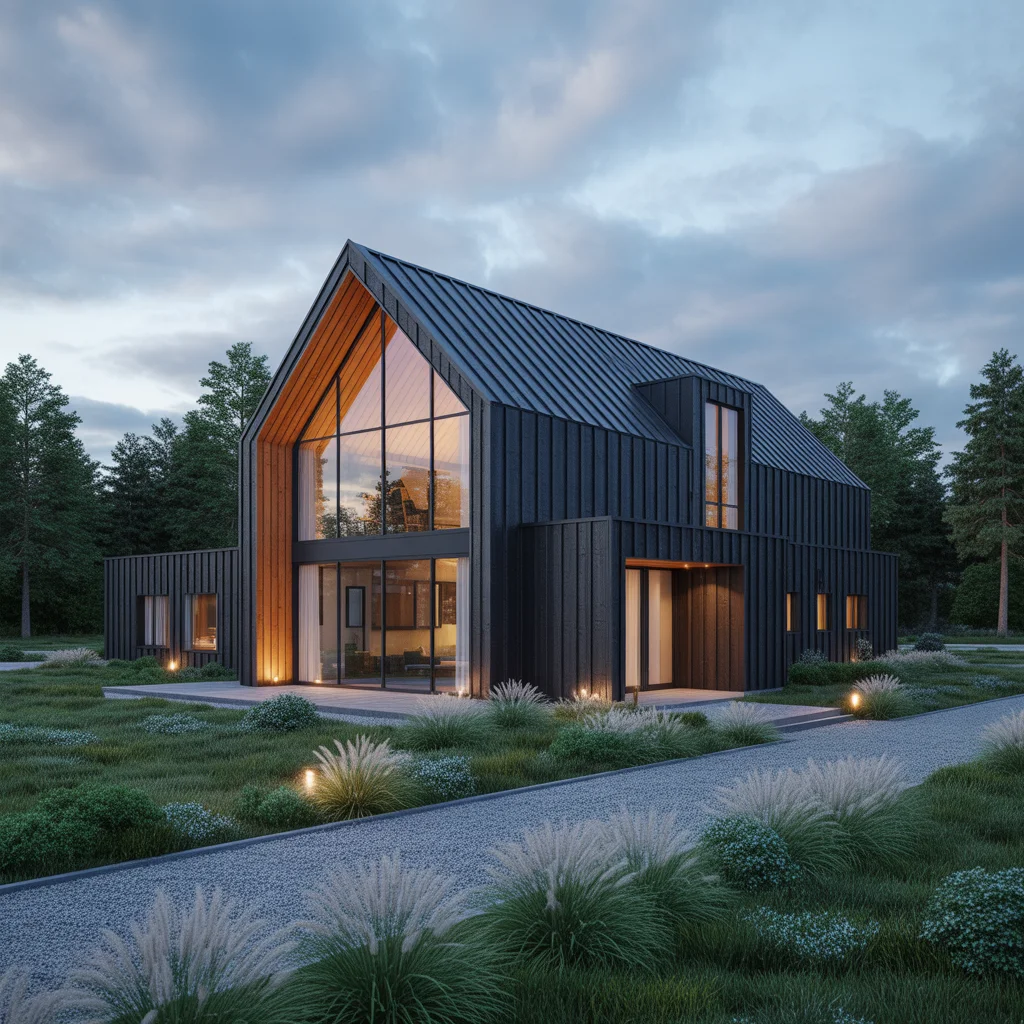 14 Stunning Modern Black Barn Exteriors Ideas for a Bold Dream Home