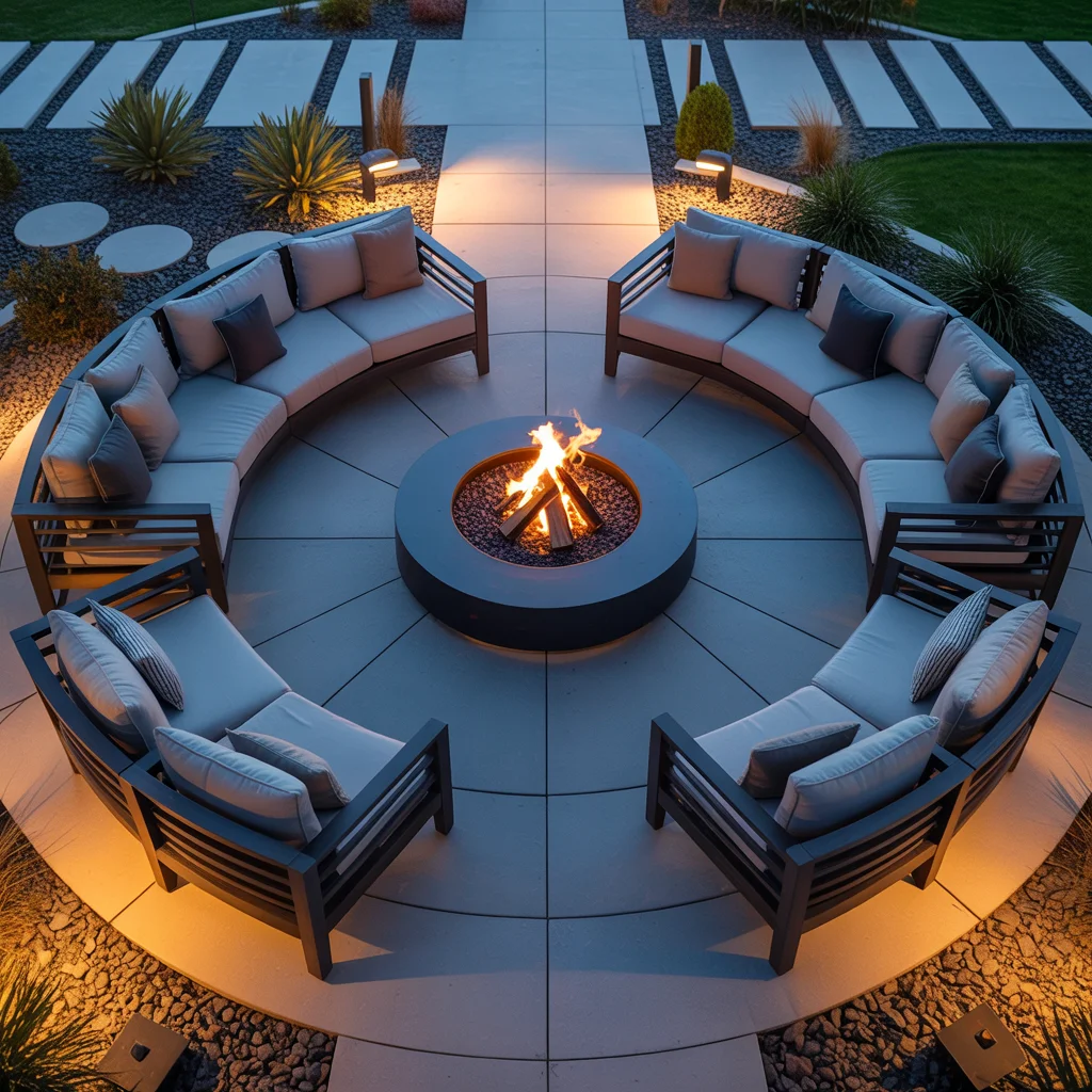 8 Modern Fire Pit Area Ideas for Cozy Evenings Outside