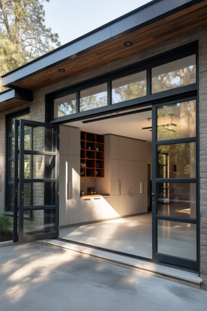 Add a Modern Garage Door