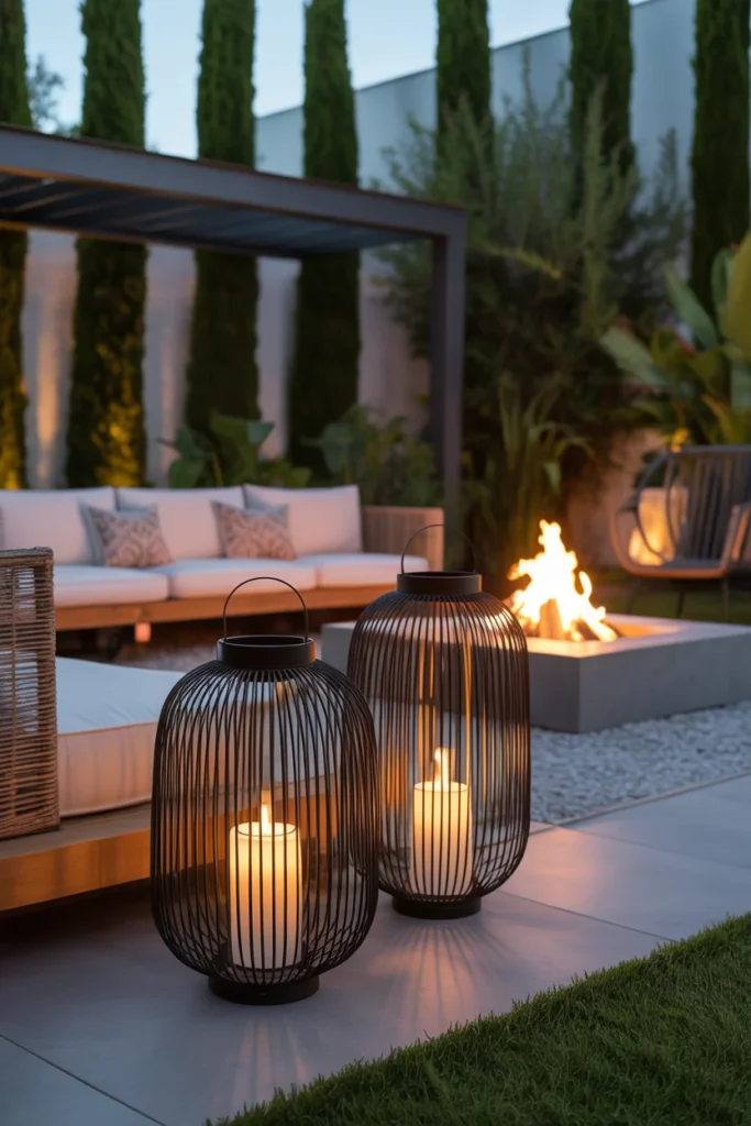 Lantern-Style Lighting with a Modern Twist