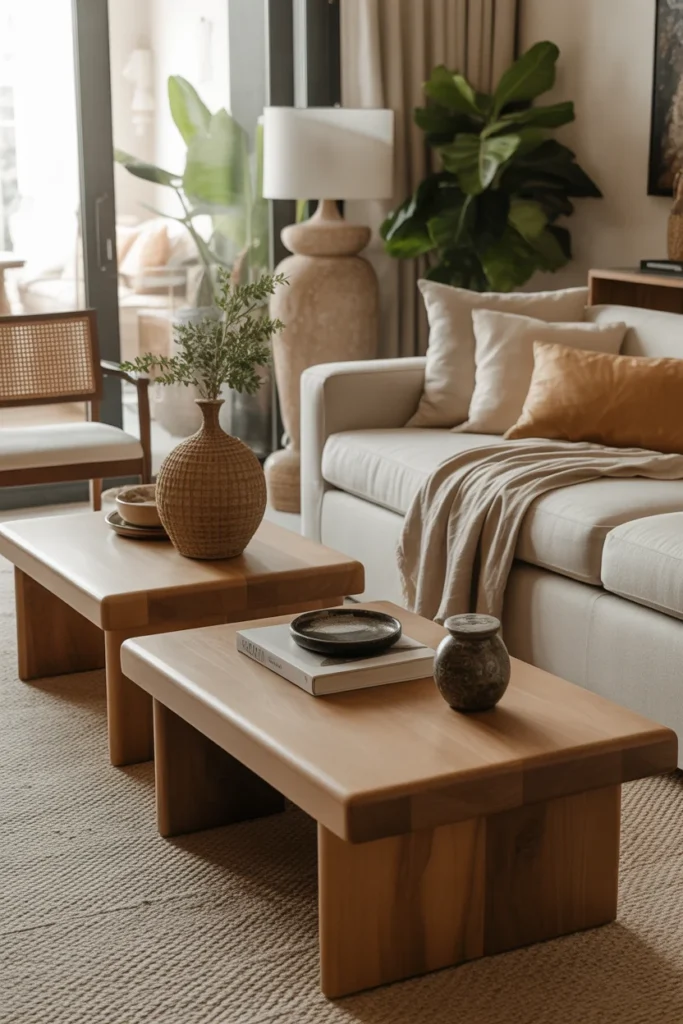 Mix Modern Furniture With Organic Materials