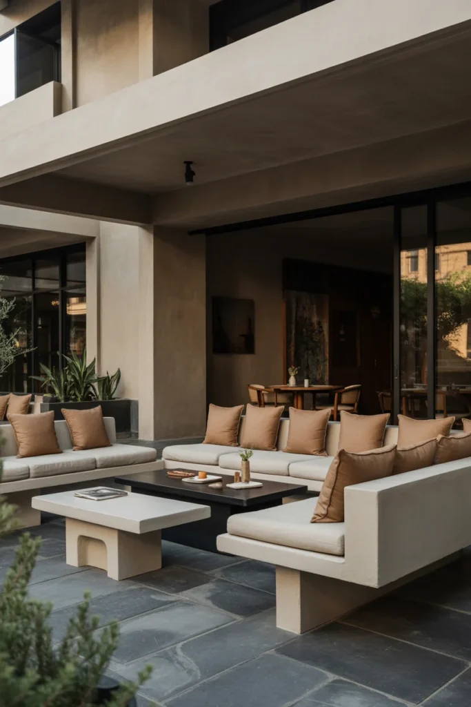 Oversized Stone Seating Areas