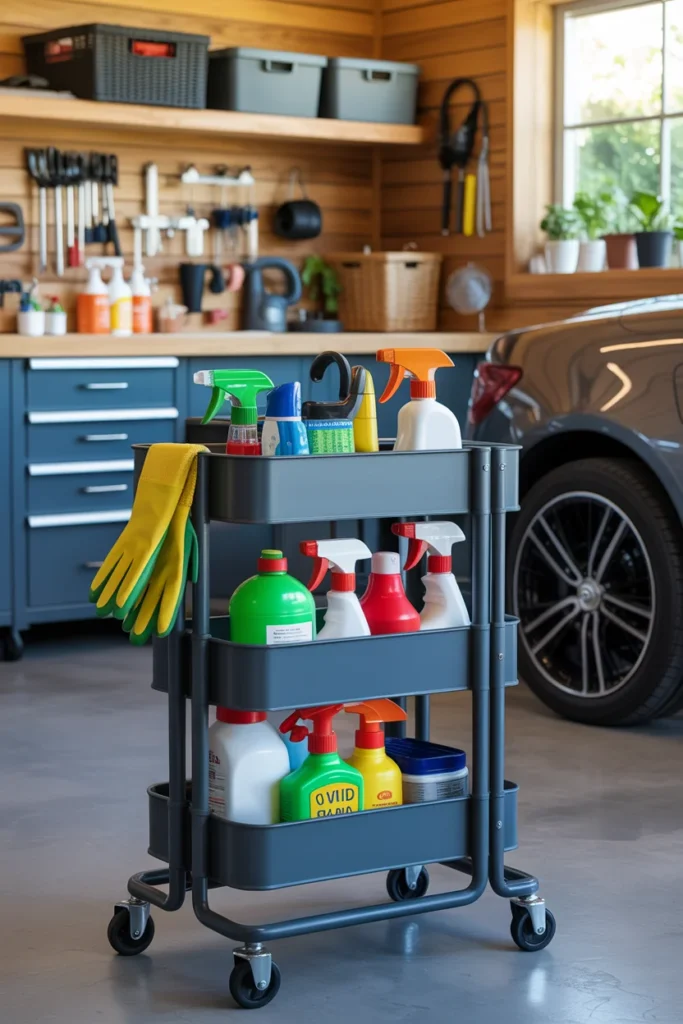 Use a Rolling Utility Cart
