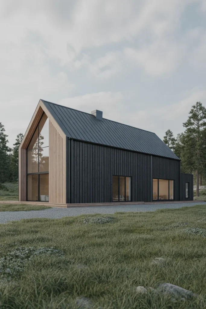 Try a Scandinavian-Inspired Black Barn