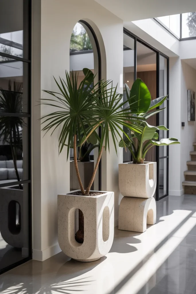 Sculptural Statement Planters