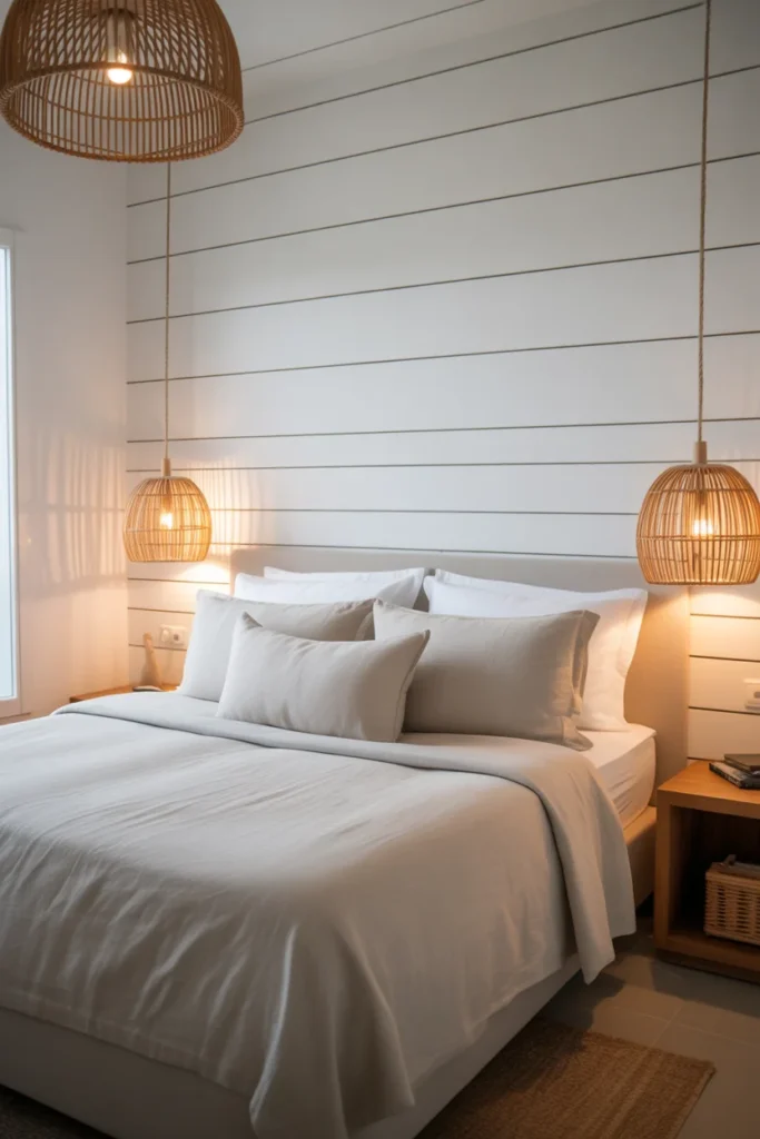 Use Shiplap or Beadboard on One Wall