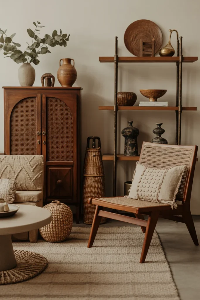 Mix Vintage Pieces with Handmade Decor