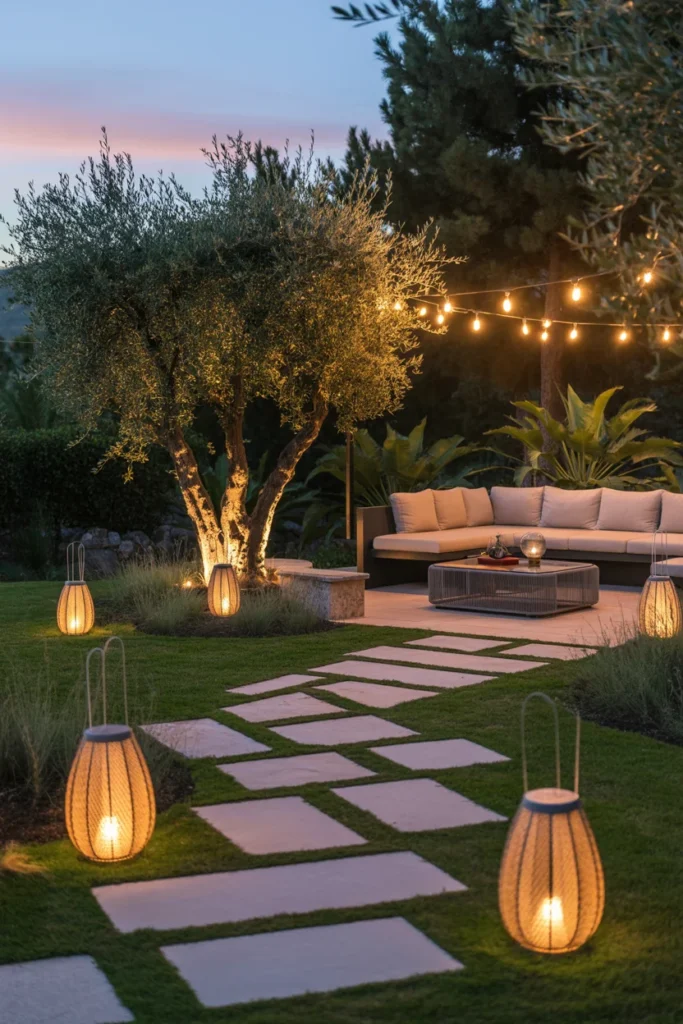 Add Warm Lighting for an Evening Glow