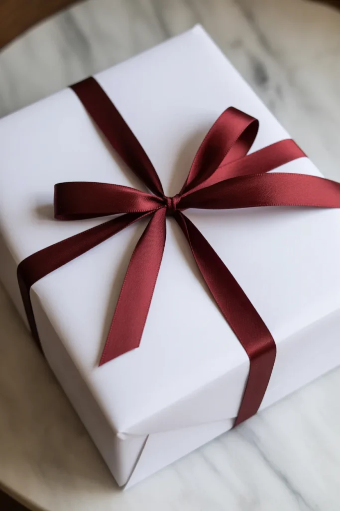 White Paper and a Single Statement Ribbon