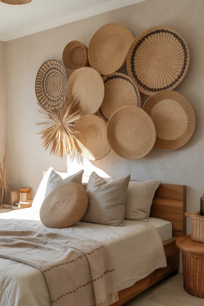 Add Handwoven Baskets to Your Walls