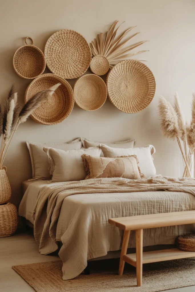 Use Woven Wall Baskets as Art