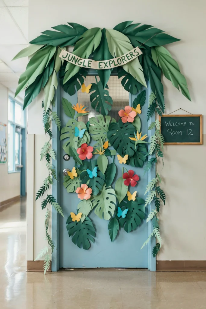 3D Paper Palm Leaves
