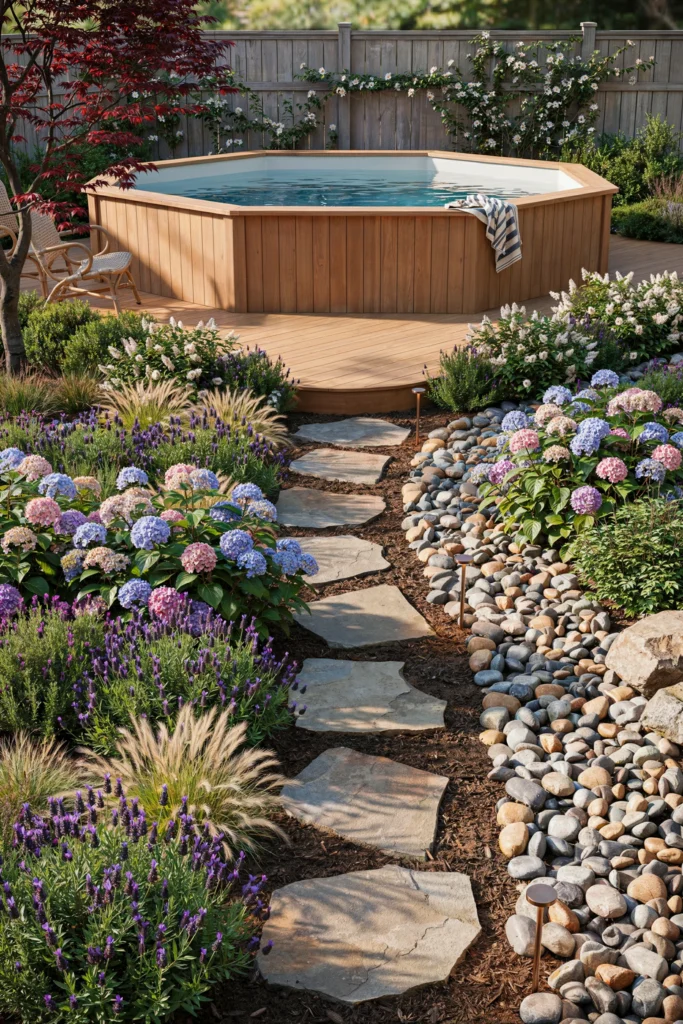 Deck Integrated With Landscaping