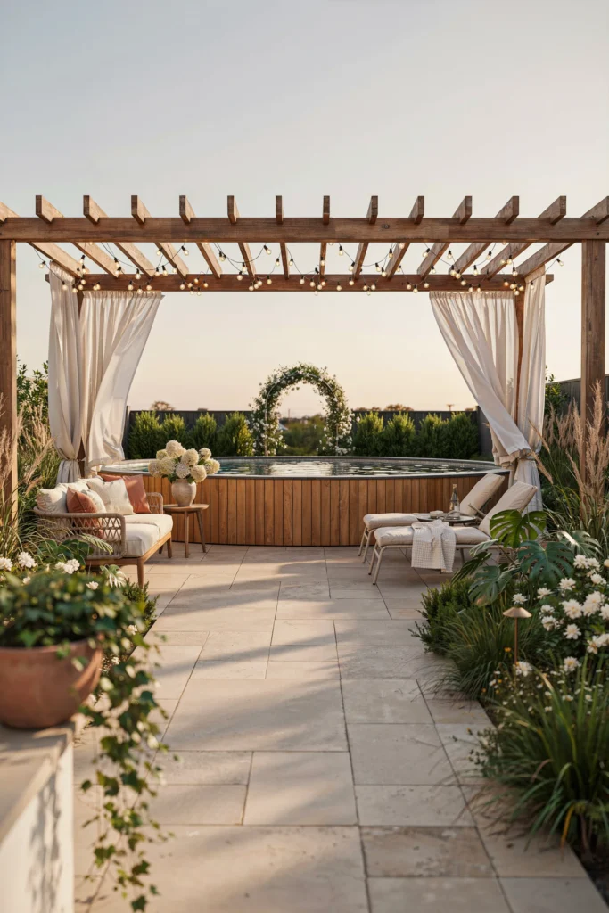 Deck With Pergola