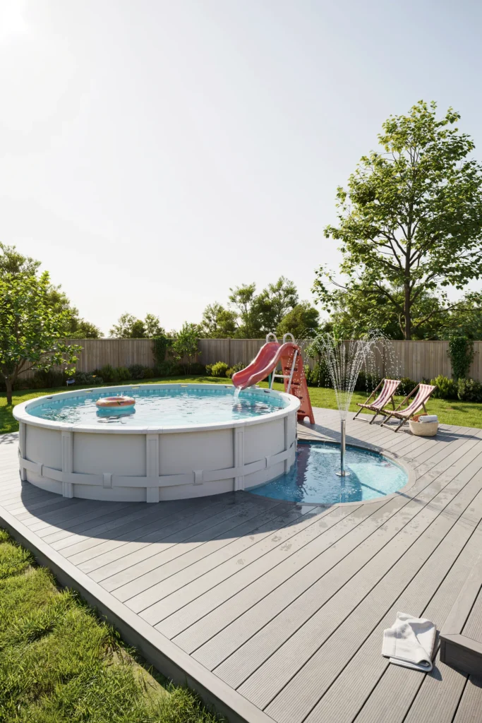 The Above-Ground Pool With Attached Shallow Kids' Area
