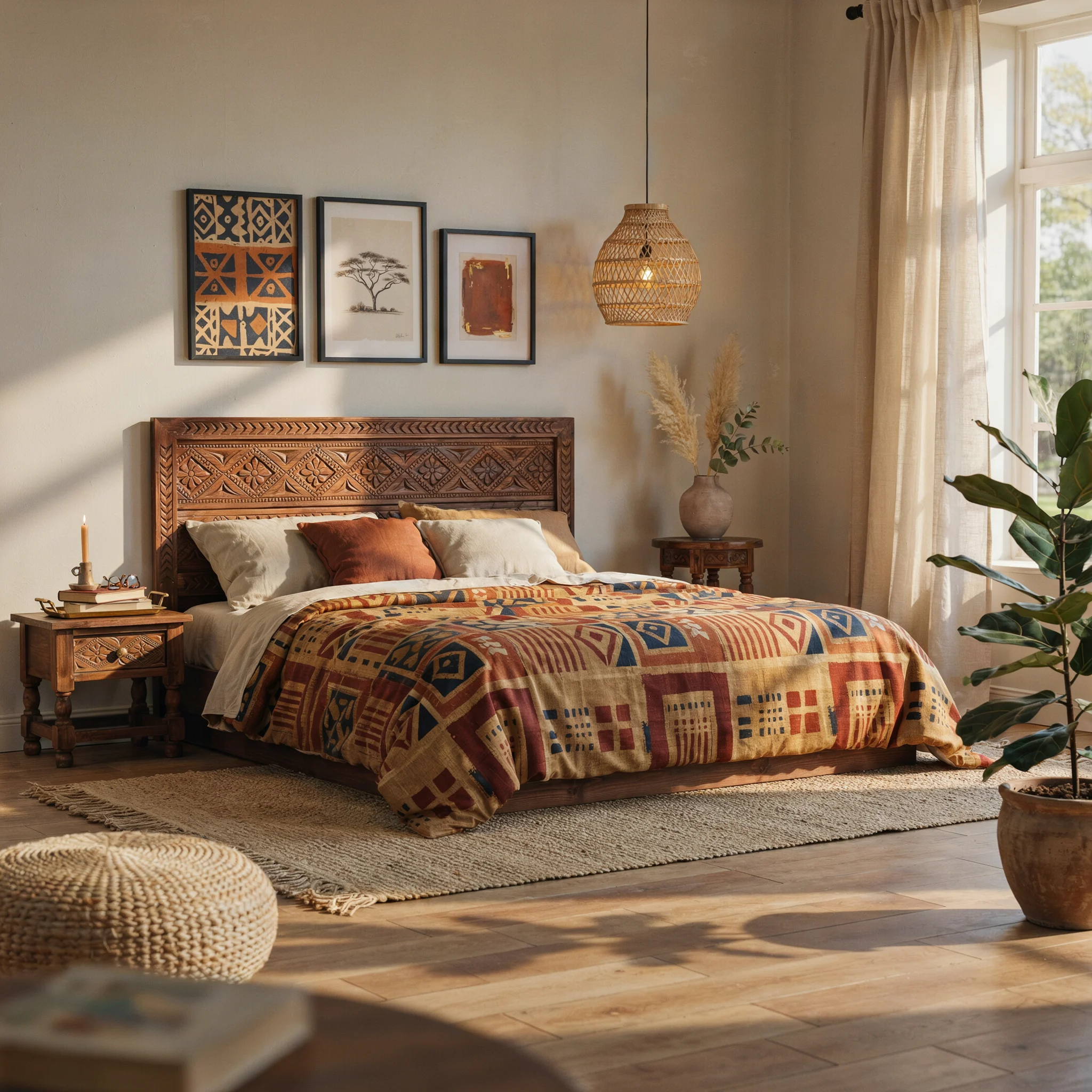 14 Afro-Boho Bedroom Decor Ideas That Feel Warm, Artistic, and Unique