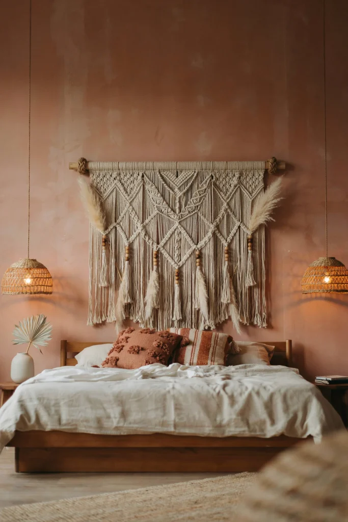 Hang a Statement Macrame or Woven Wall Piece