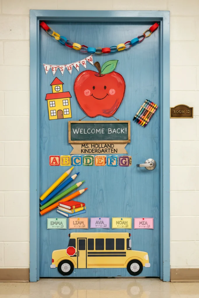 Apple or Schoolhouse Back-to-School Theme
