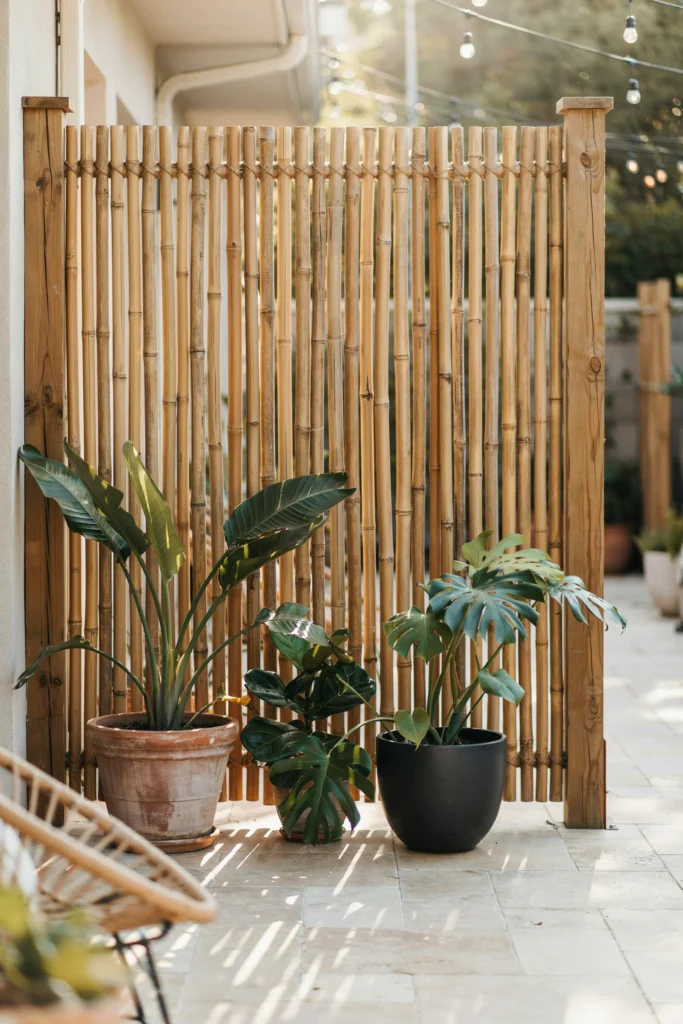 Bamboo Roll Privacy Screen