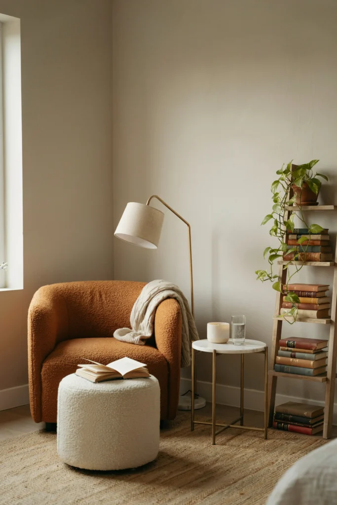 The Bedroom Reading Chair Setup