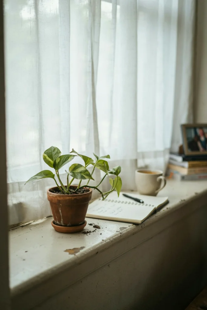 Bring in One or Two Real Plants