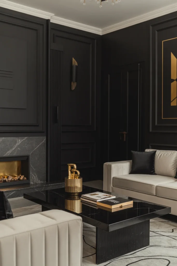 Add Black Accents for Contrast