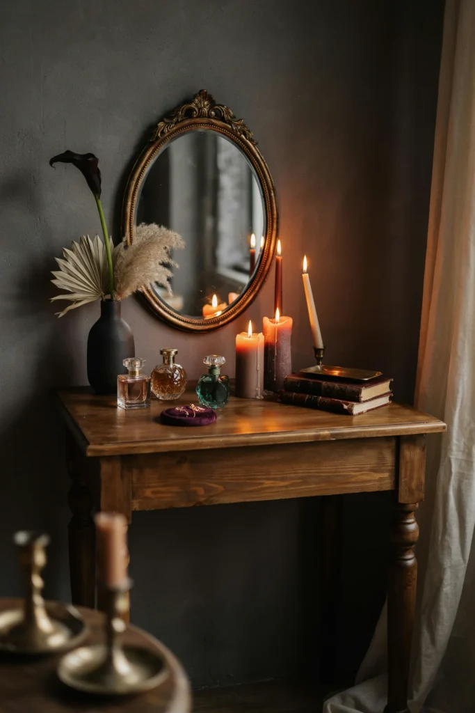 Candlelit-Inspired Vanity Styling
