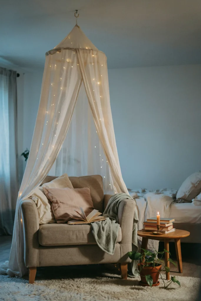 The Canopy Bed Reading Nook