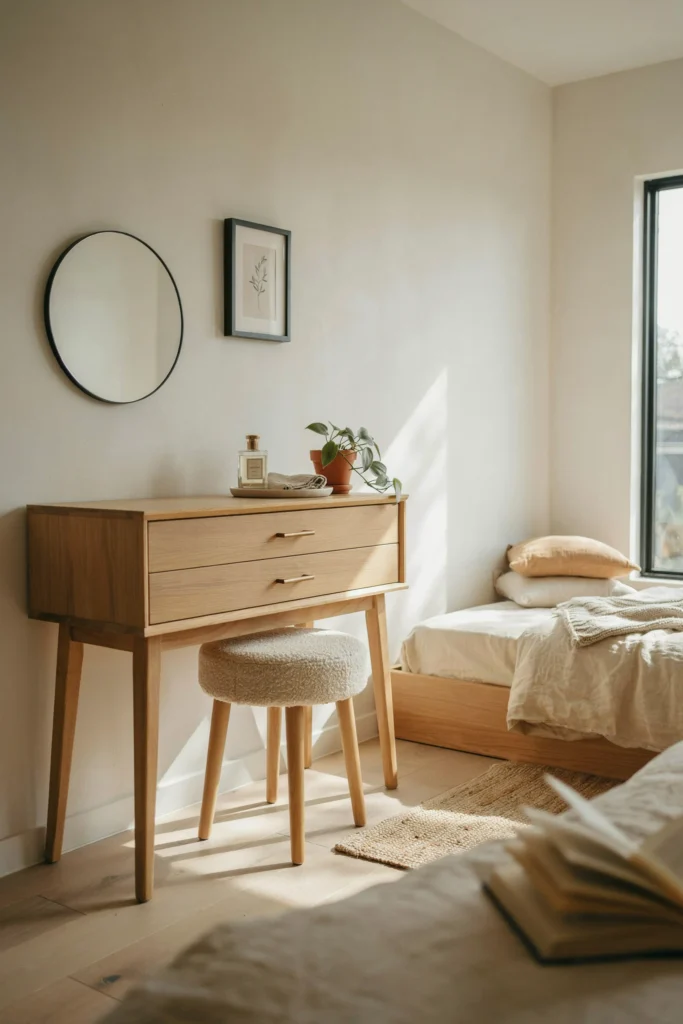 Compact Vanity for Small Bedrooms