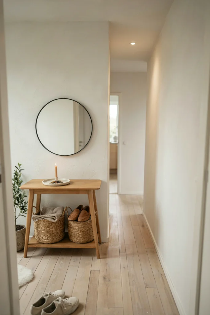 Create a Dedicated Drop Zone With a Small Console Table