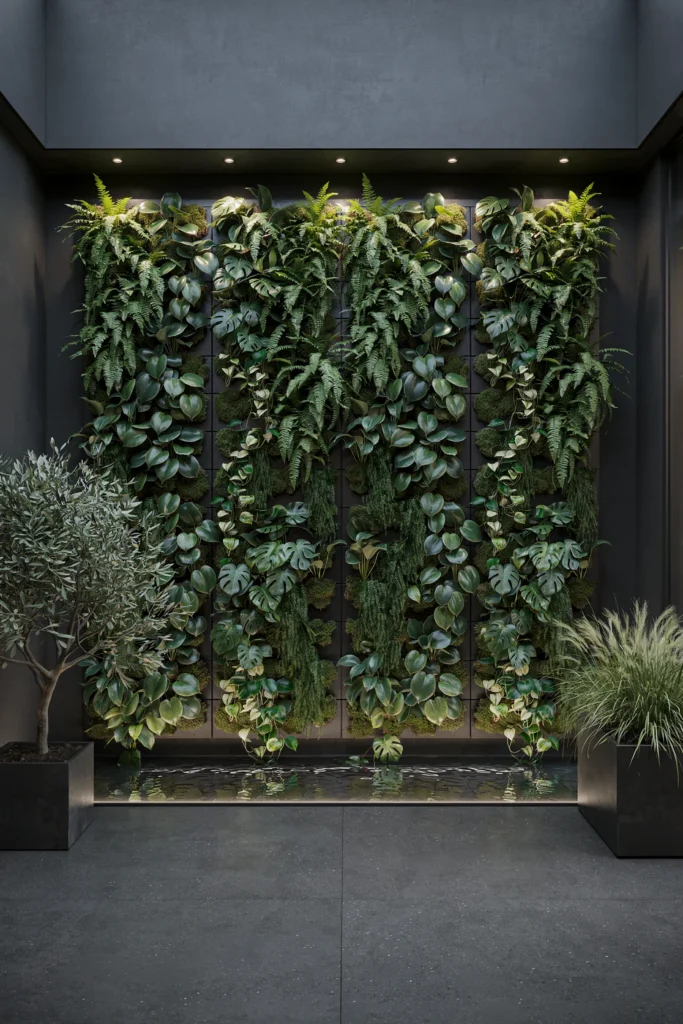 The Courtyard with Vertical Garden Walls